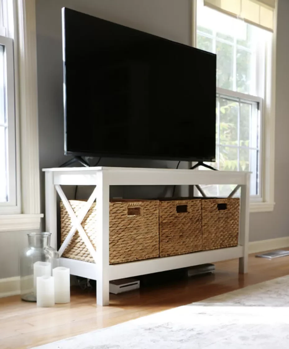 22 TV Stand Ideas That Make Your Room Look Expensive DIY TV Stand