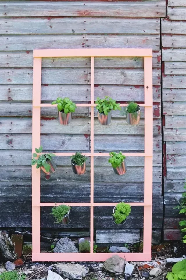 35 Creative DIY Garden Projects to Transform Your Outdoor Space DIY Trellis Herb Garden