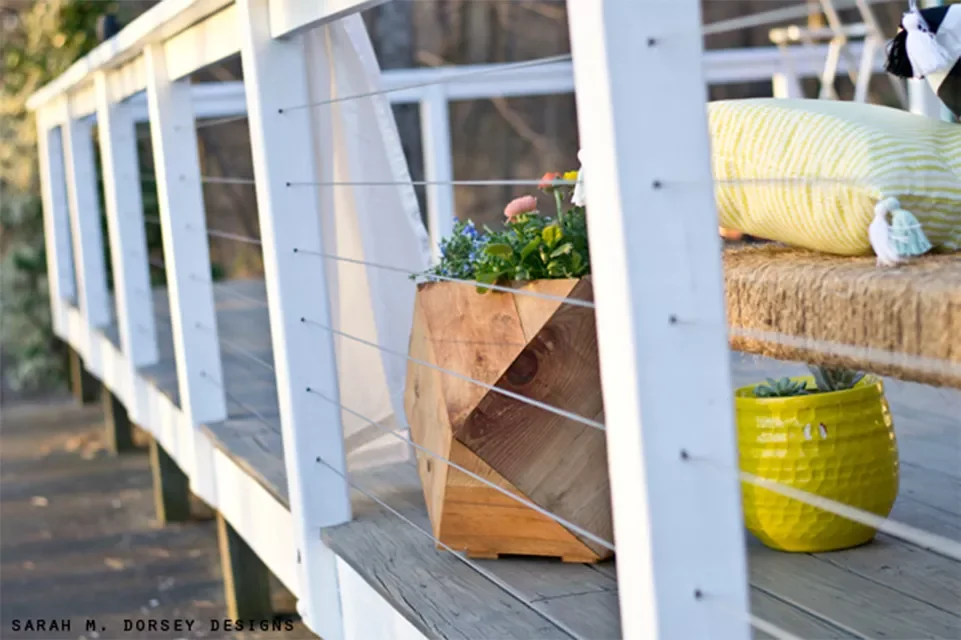 33 Stunning Deck Railing Ideas That Will Transform Your Outdoor Space 5 DIY Wire Railing