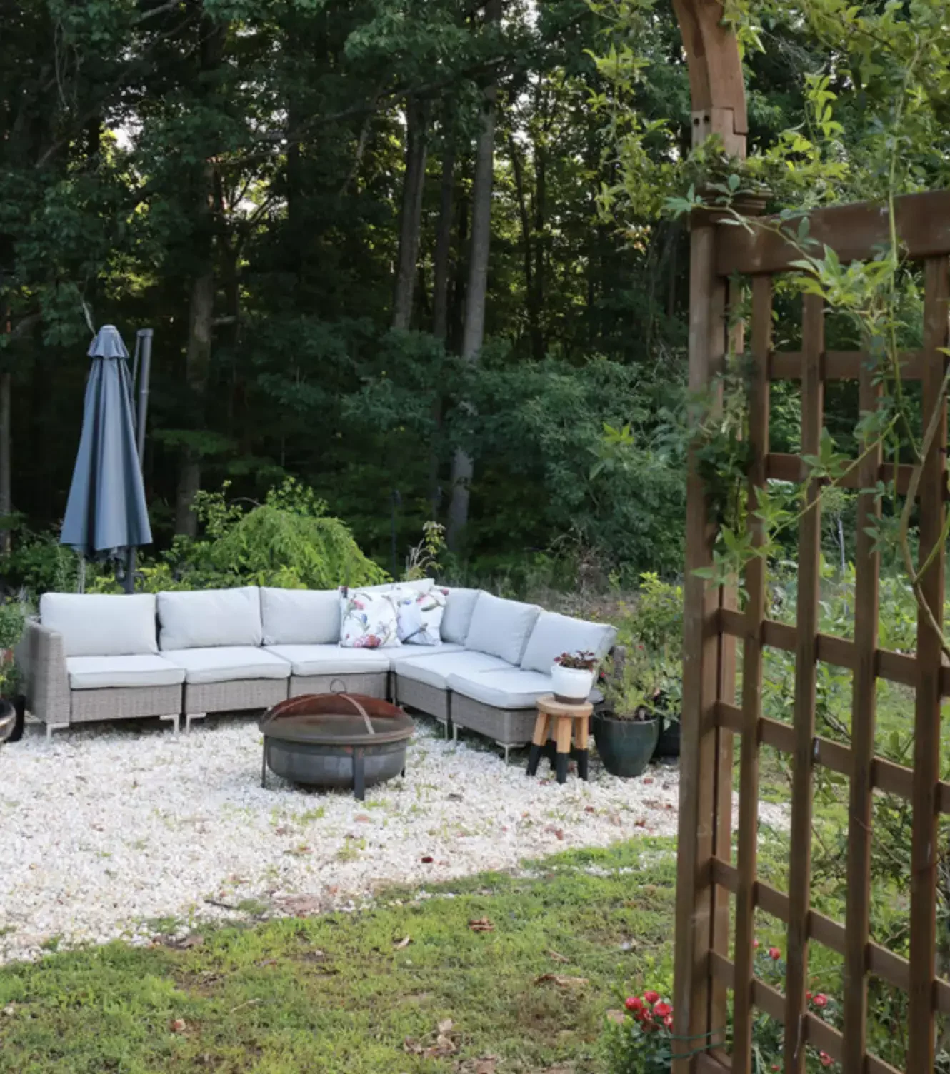 DIY a Patio With Pebble Gravel