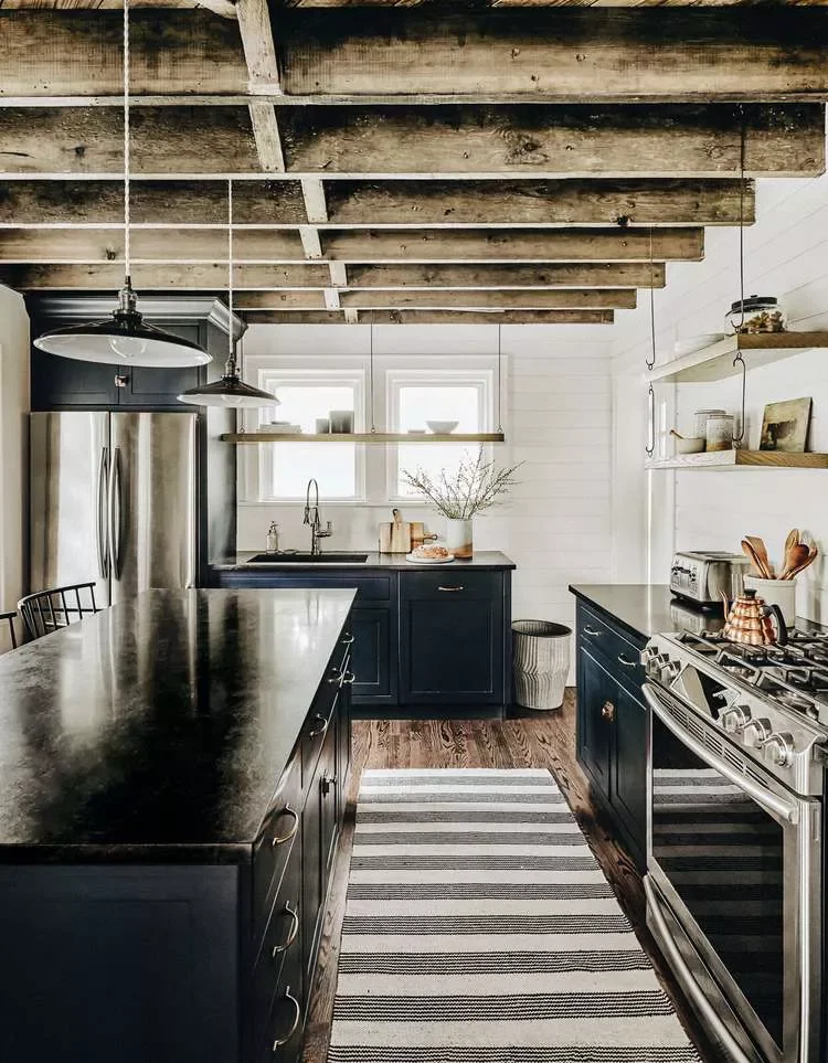 21 Moody Kitchen Designs That Will Transform Your Space Dark Cottage Kitchen