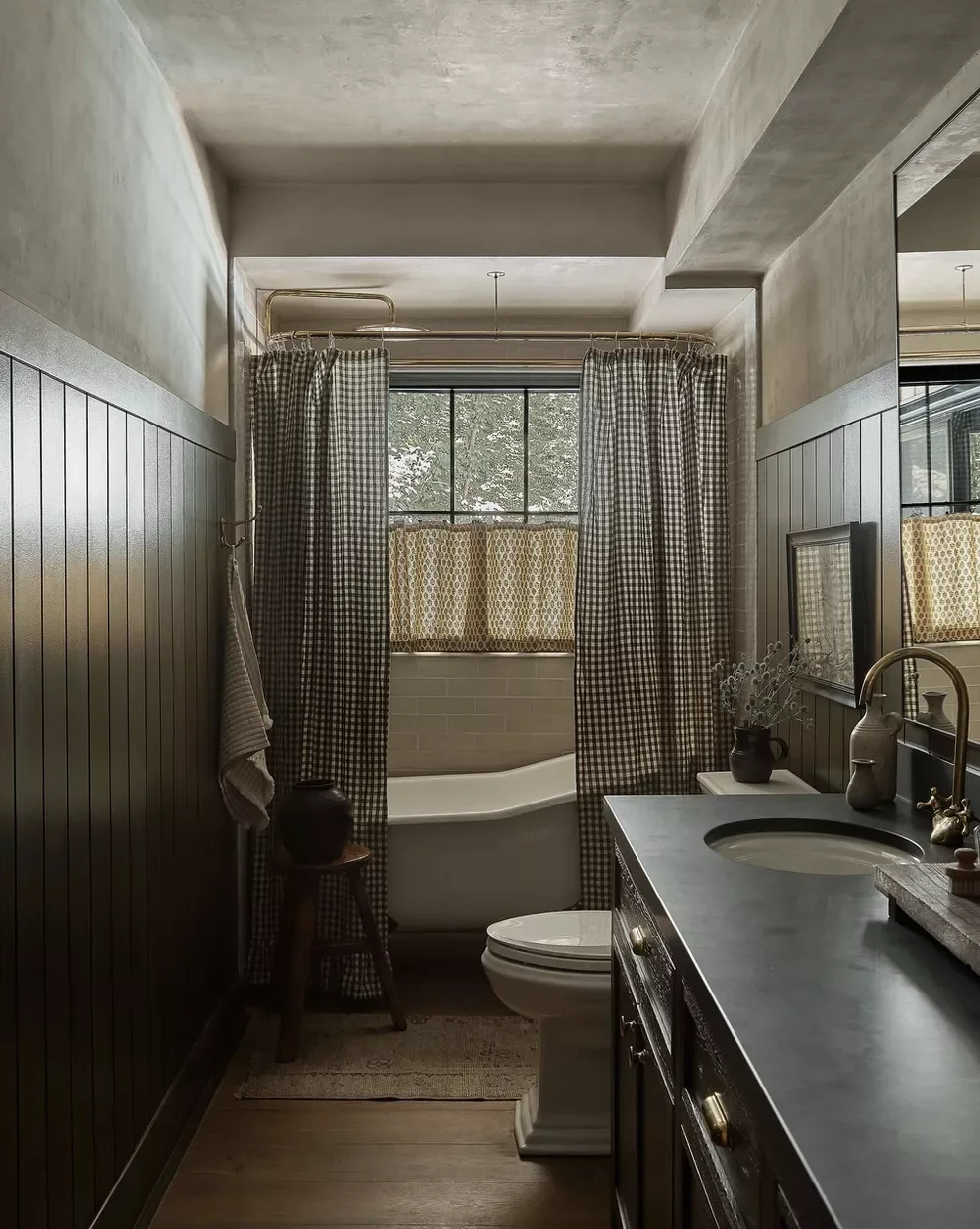 30 Soothing Neutral Bathroom Designs for Ultimate Relaxation 30 Dark and Moody Neutral Bathroom