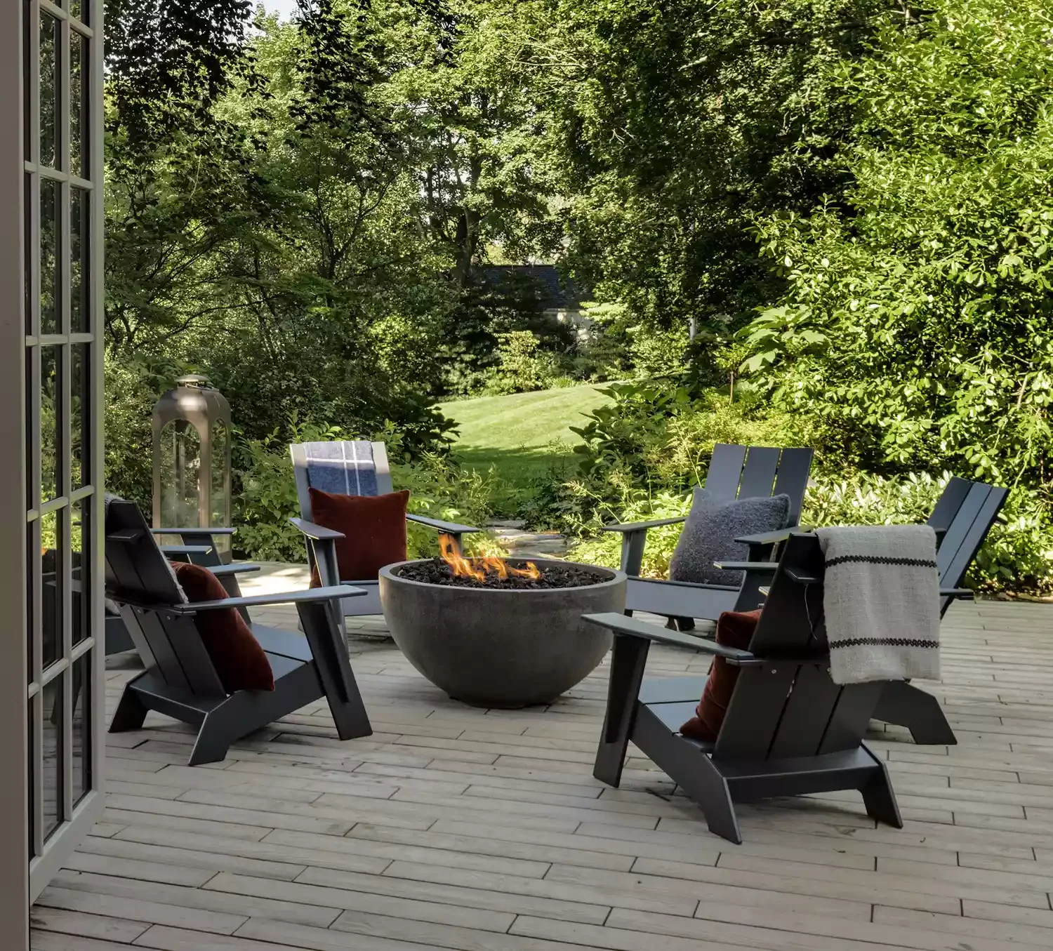 50 Amazing Deck Design Ideas to Transform Your Outdoor Living Space This Season 7 Deck Fire Pit Seating Area