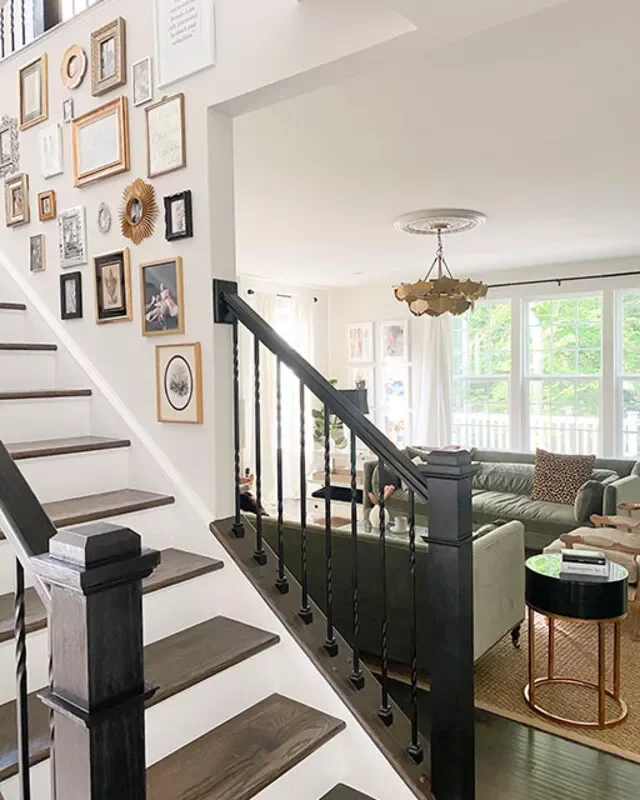 26 Creative Family Photo Wall Ideas That Will Transform Your Home 24 Deck Your Staircase With a Gallery Wall
