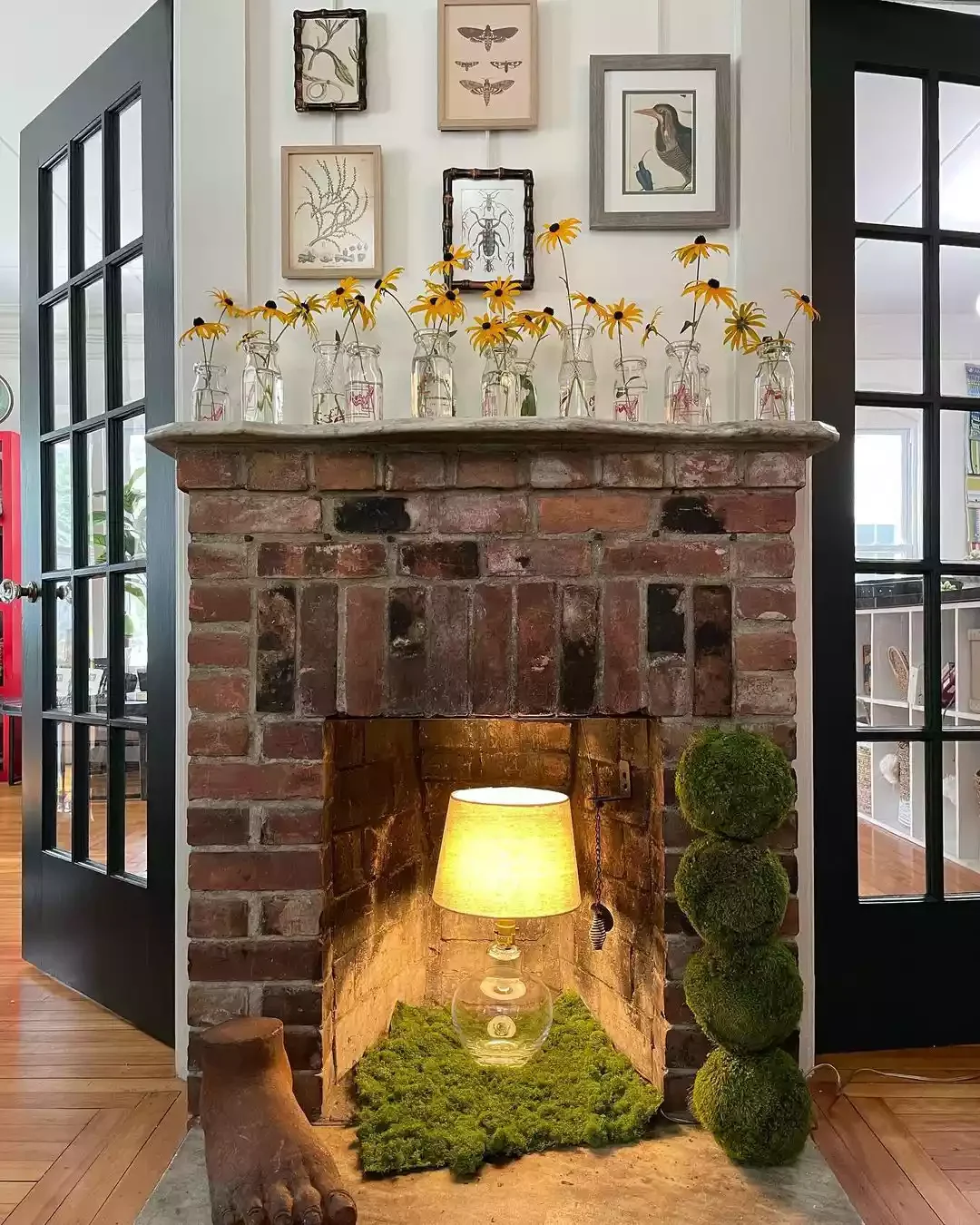 51 Creative Fireplace Mantel Decorating Ideas That Will Transform Your Living Space 1 Decorate With Bud Vases
