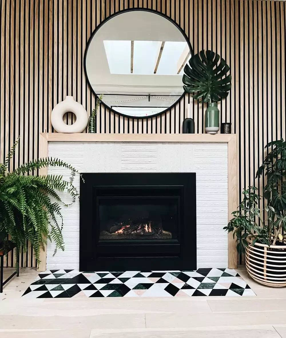 55 Wood Slat Wall Accent Ideas That Make Any Room Look Incredible Decorate the Fireplace Wall