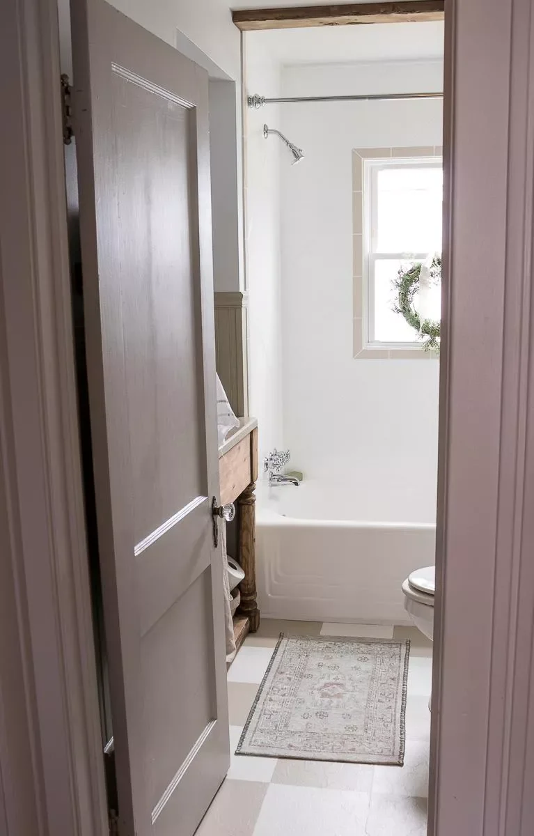 32 Christmas Bathroom Ideas That Create a Holiday Wonderland Decorate the Shower Window