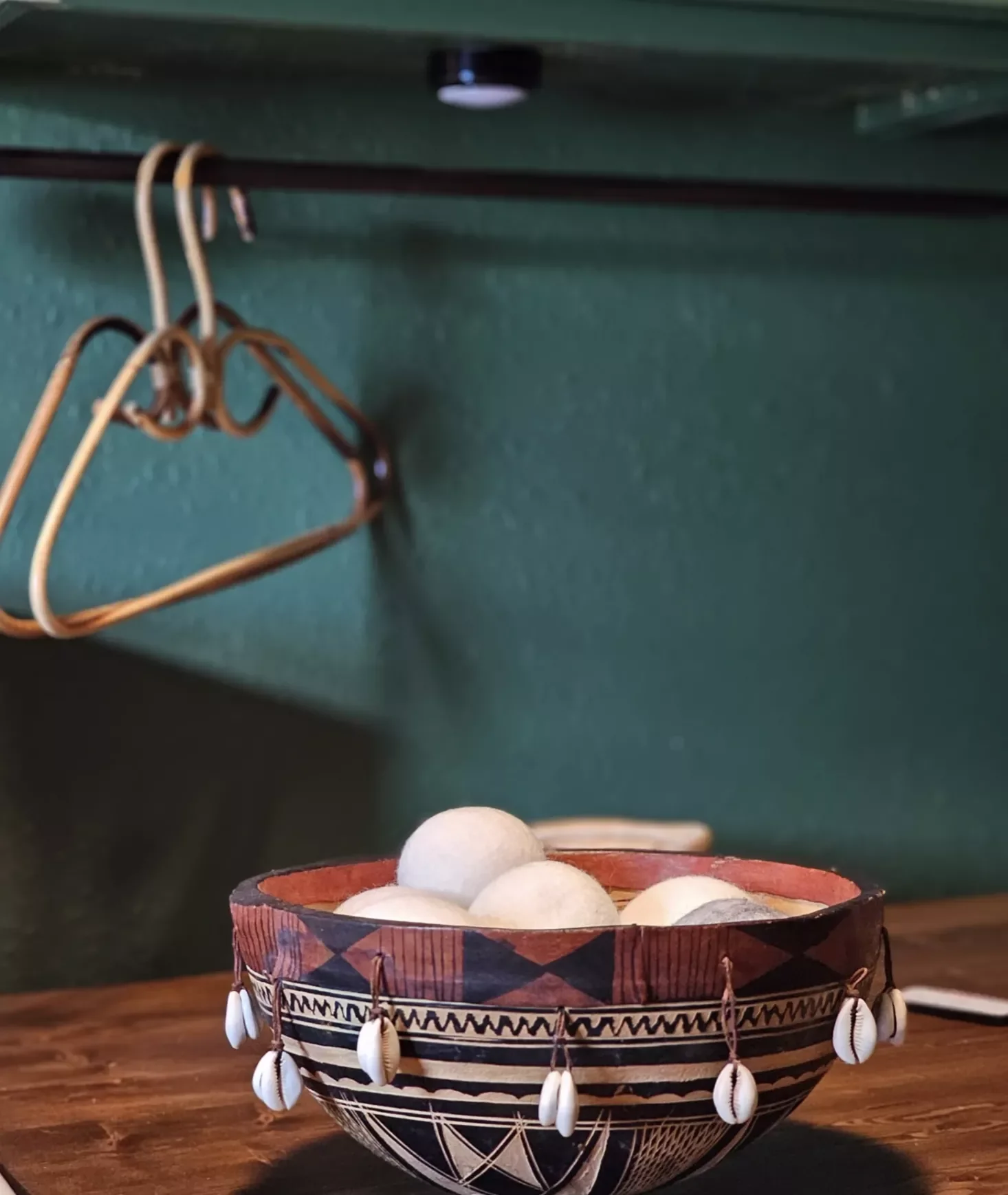 42 Brilliant Laundry Room Organization Solutions to Try This Season Decorative Bowl for Dryer Balls
