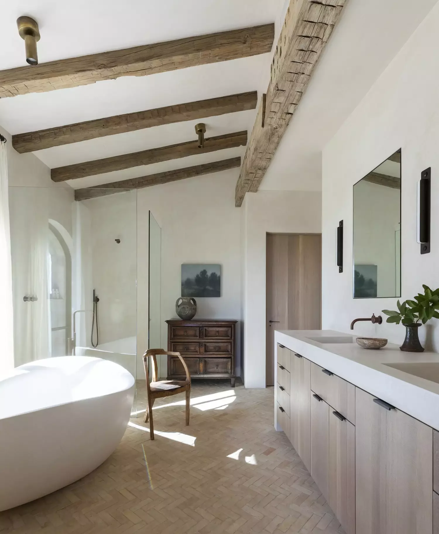 102 Stunning Bathroom Design Ideas That Will Transform Your Space Decorative Ceiling Beams