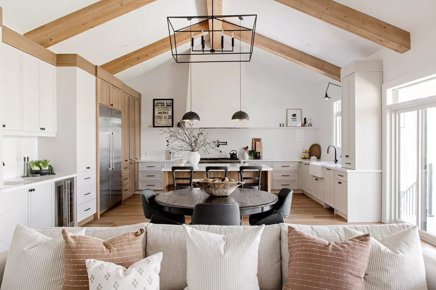 27 Stunning Vaulted Ceiling Ideas That Transform Kitchens Decorative Ceiling Beams
