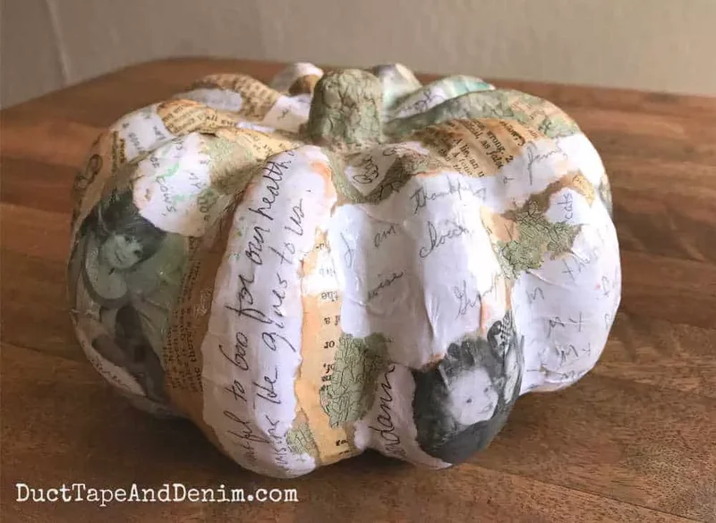 90 Creative Halloween Pumpkin Decorating Ideas to Try This Season 51 Decoupage Pumpkin