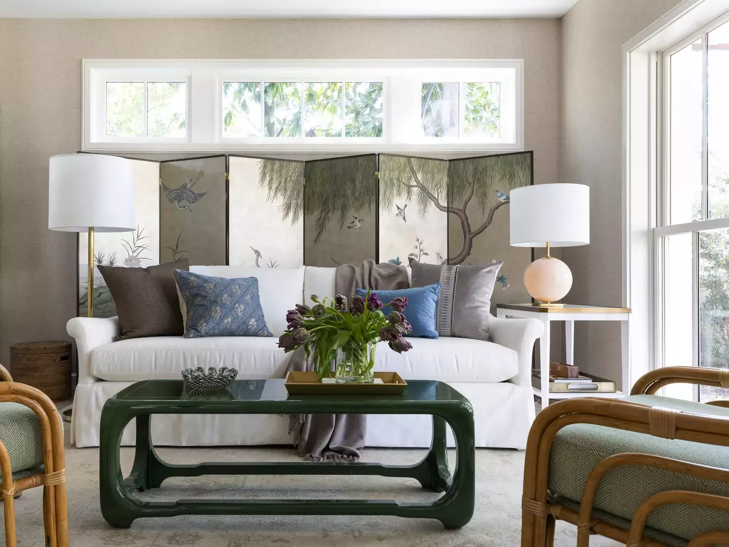 92 Living Room Styling Ideas That Will Transform Your Space Define Space With a Screen