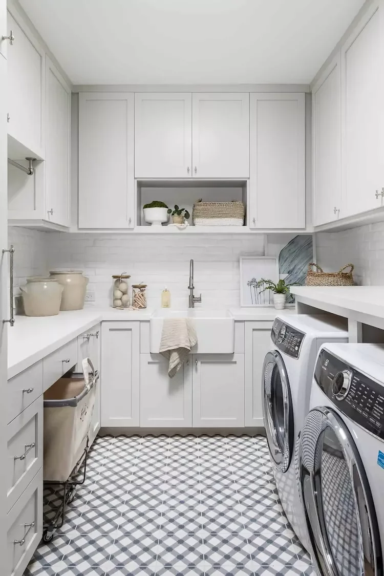 57 Creative Laundry Room Ideas That'll Make You Actually Enjoy Doing Chores Define With Floor Tile