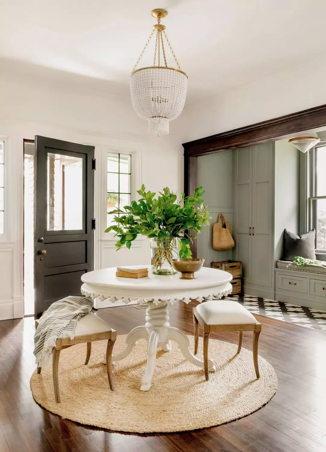 35 Creative Shiplap Half Wall Ideas That Transform Every Room 6 Define a Mudroom