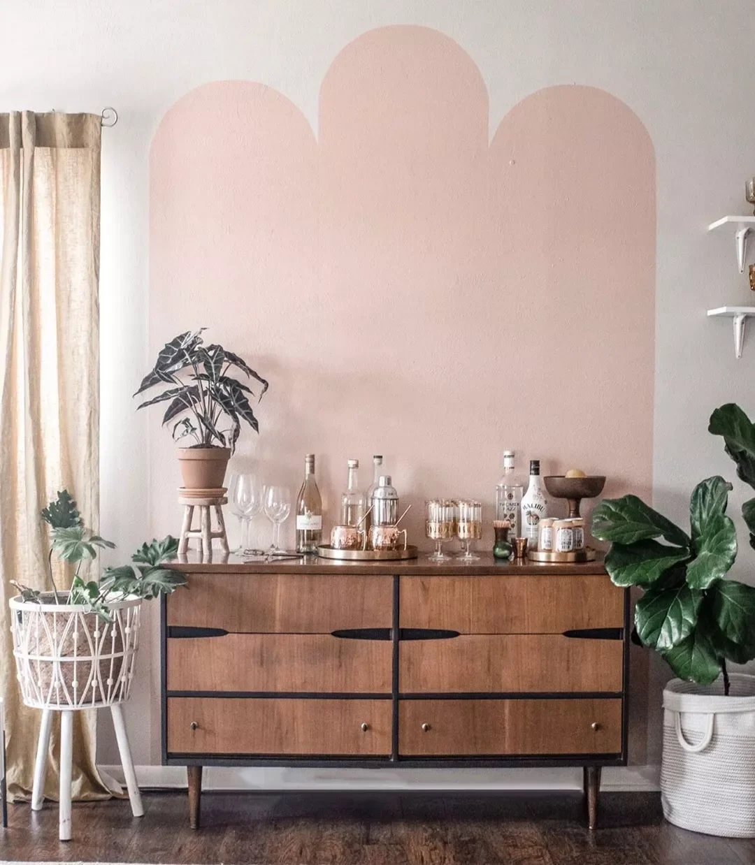 75 Stunning Home Bar Ideas to Transform Your Space Into an Entertainment Haven 47 Delineate With Paint