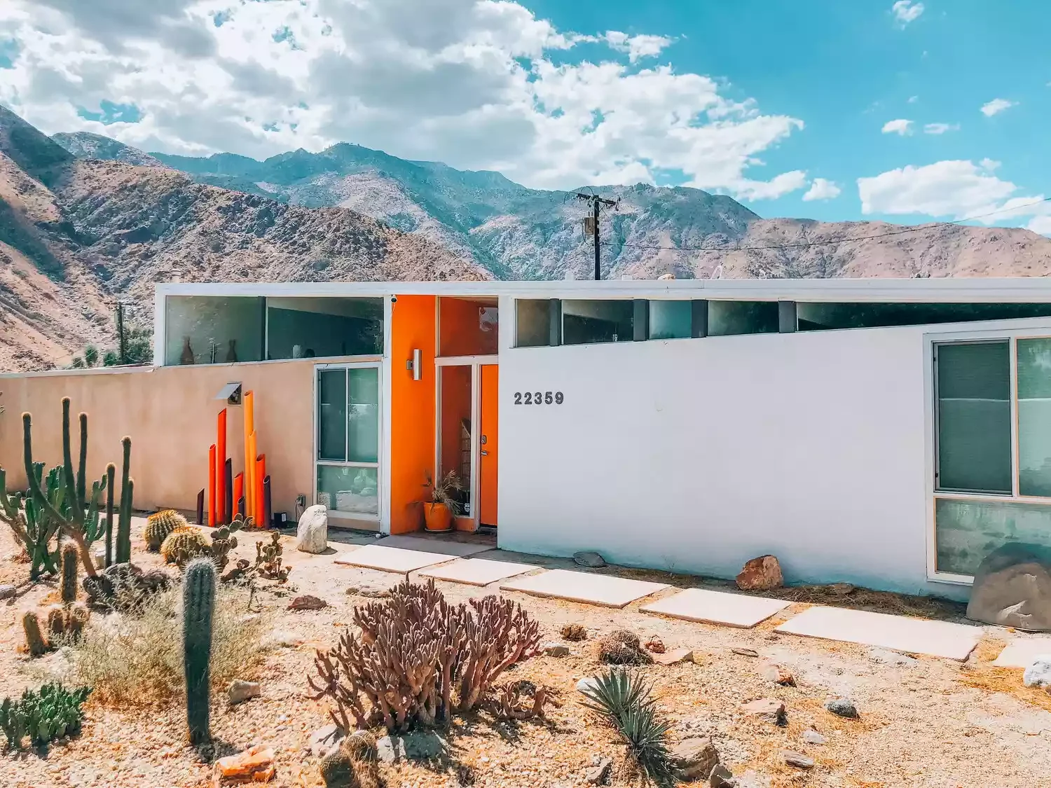 30 Front Walkway Ideas That Will Transform Your Home's First Impression Desert Front Walkway