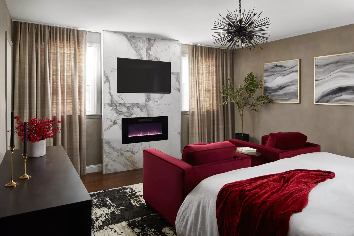 22 Cozy Bedroom Seating Ideas That Will Transform Your Sleep Space 10 Design a Movie Setup