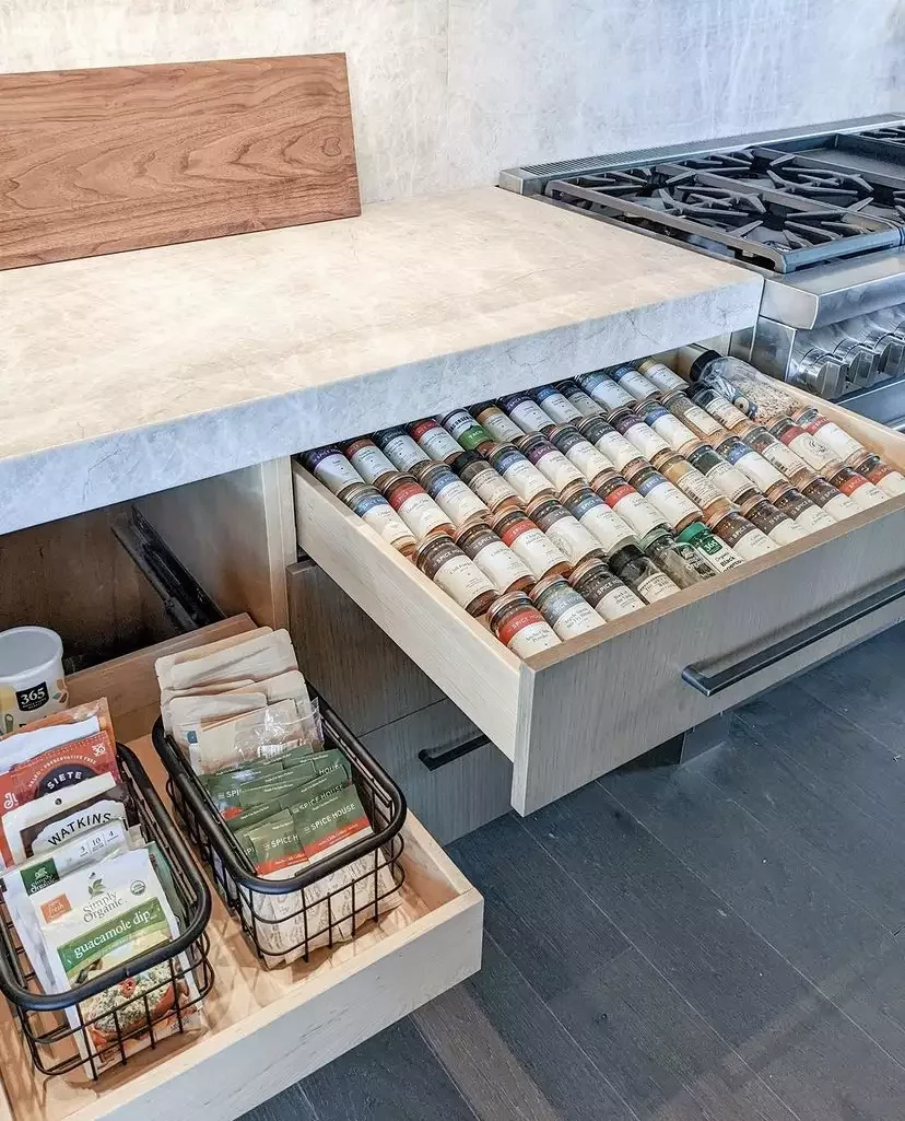 20 Creative Spice Organization Ideas That Will Transform Your Kitchen Design a Spice Drawer
