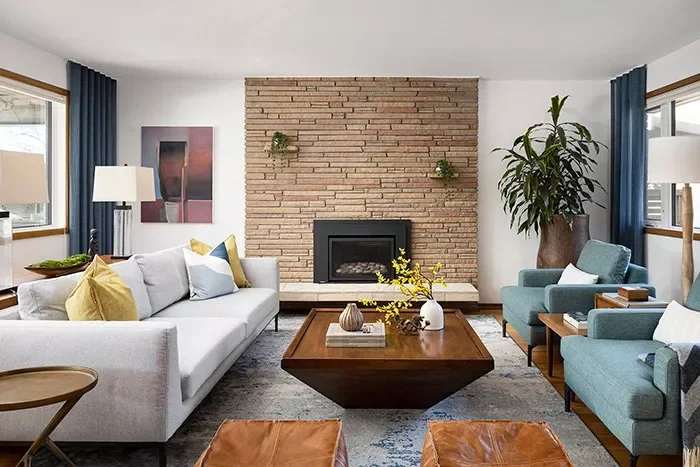 23 Stunning Gray Couch Living Room Ideas That Transform Your Space 20 Design in MCM Style