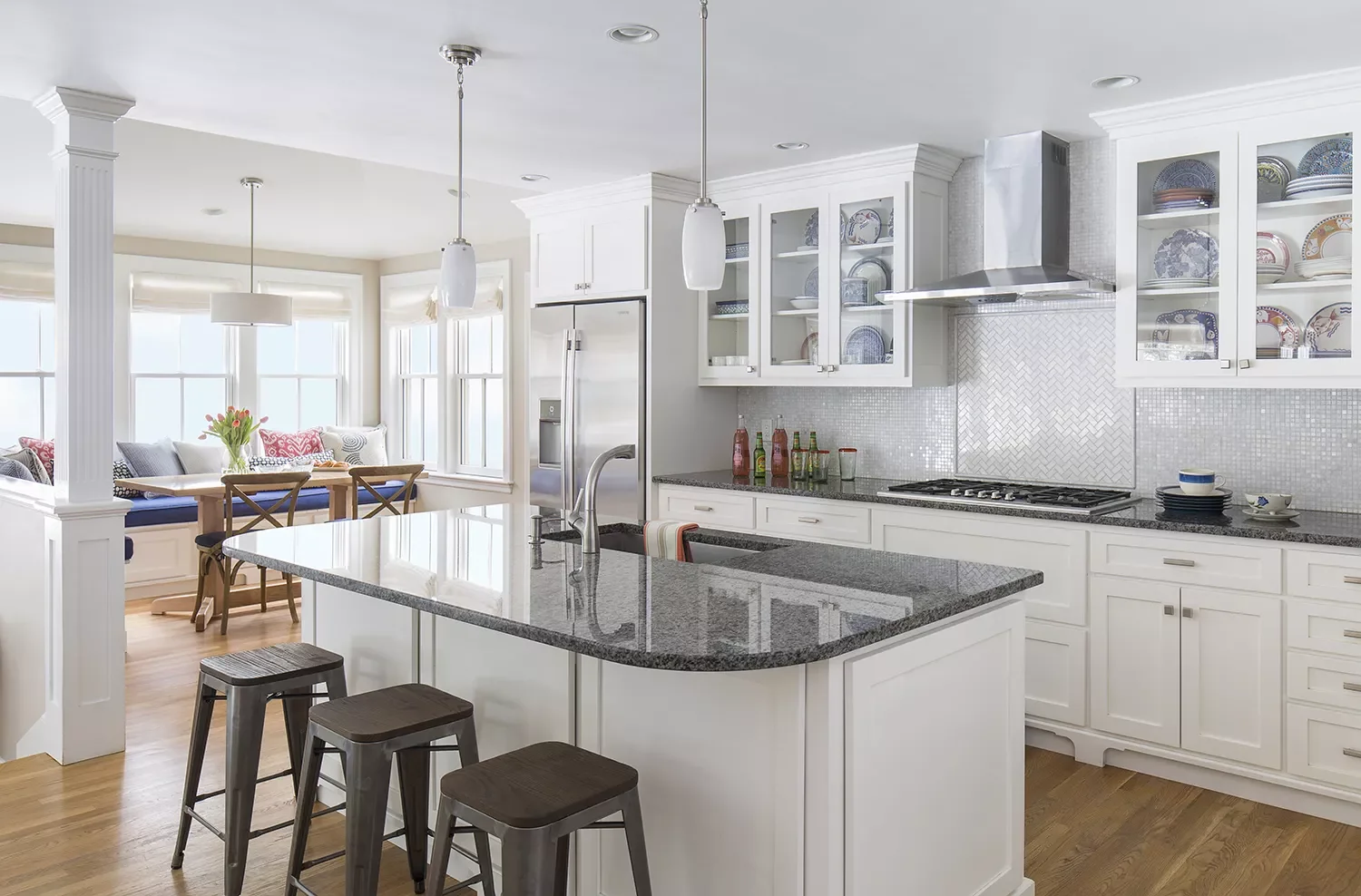 37 Stunning Backsplash Ideas That Make White Cabinets and Granite Countertops Shine Different Backsplash Styles