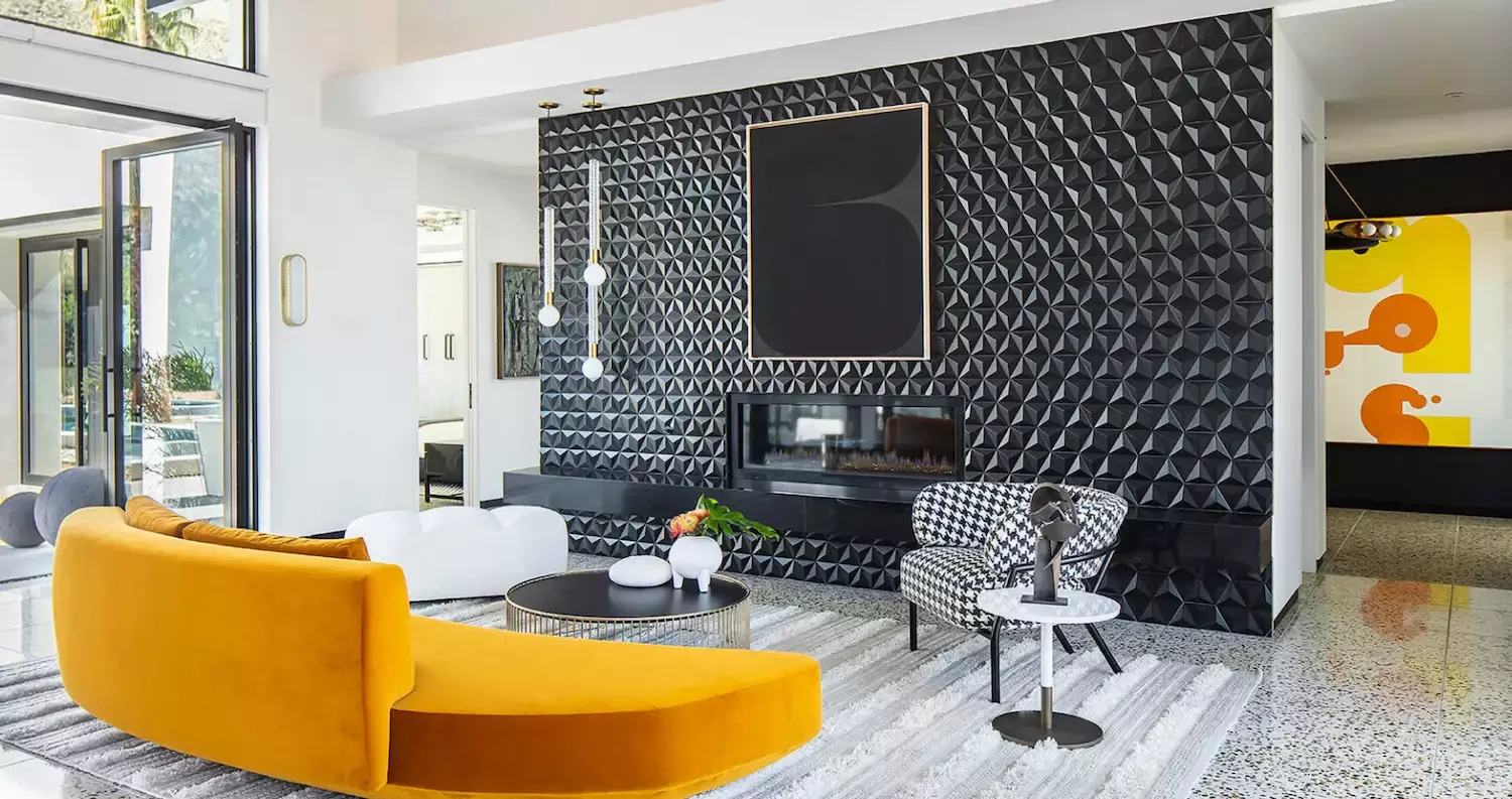 19 Stunning Fireplace Accent Wall Ideas That Will Transform Your Living Space 18 Dimensional Tile