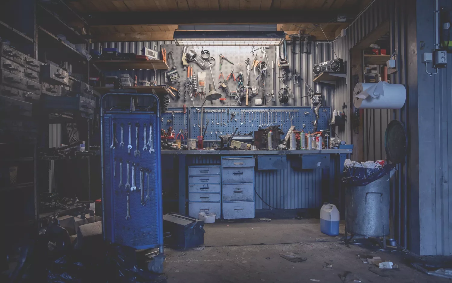 13 Brilliant Garage Lighting Ideas to Transform Your Space Direct Light Above a Workspace