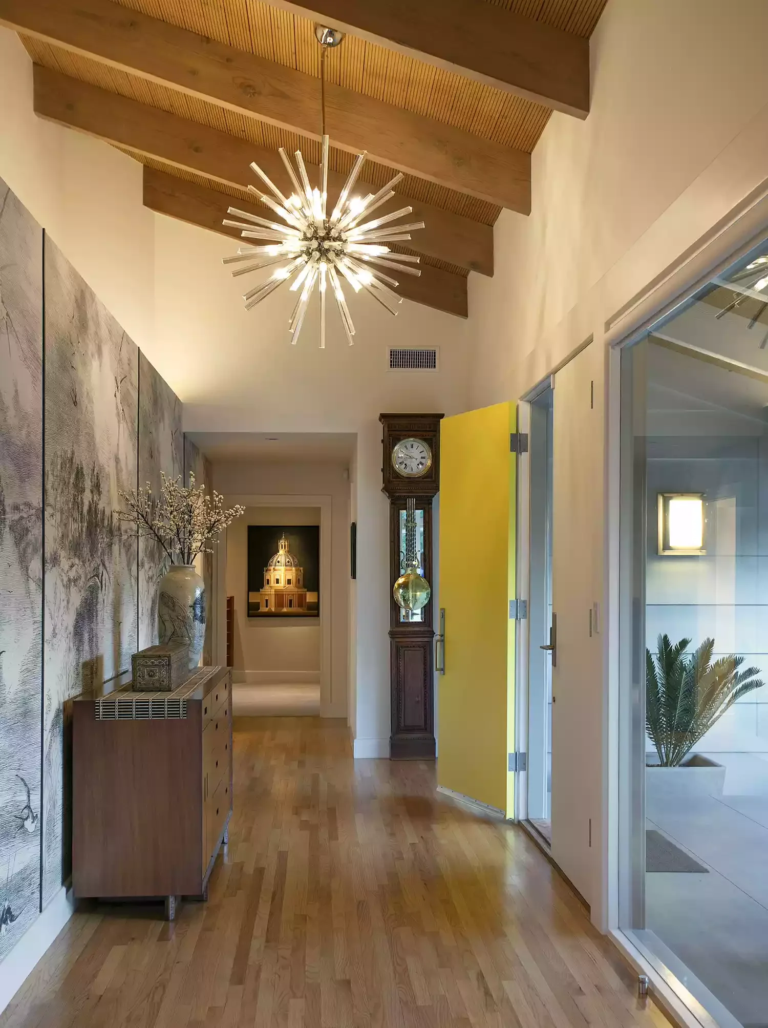 26 Stunning Hallway Decorating Ideas to Transform Your Home's Passageways 23 Display Art Panels