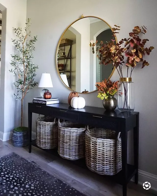 33 Stunning Fall Entryway Ideas That Transform Your Home for Autumn 8 Display Dried Florals