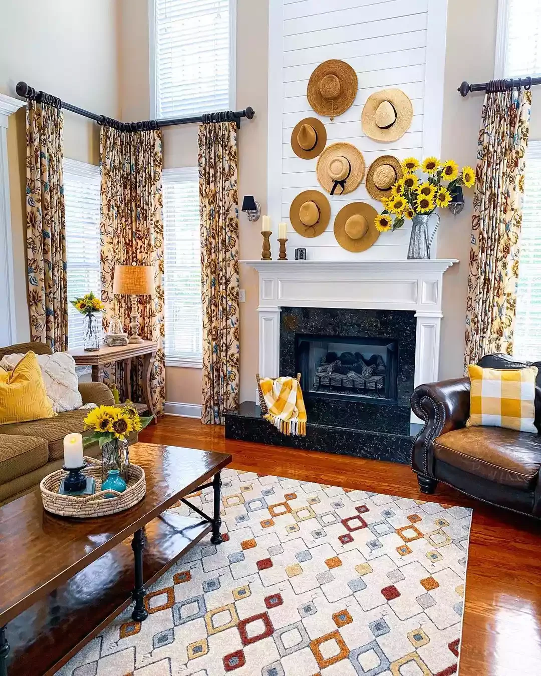 51 Creative Fireplace Mantel Decorating Ideas That Will Transform Your Living Space 32 Display Your Hat Collection