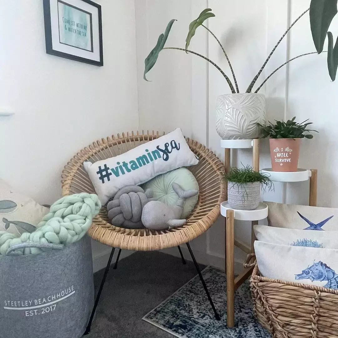 35 Stunning Beach-Inspired Bedroom Ideas That'll Transform Your Space 12 Display a Peppy Pillow