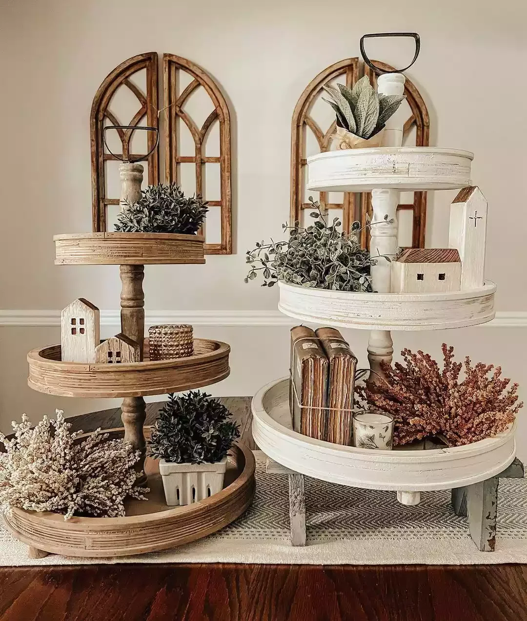 23 Stunning Natural Fall Decorations to Transform Your Home This Autumn 3 Display a Tiered Tray