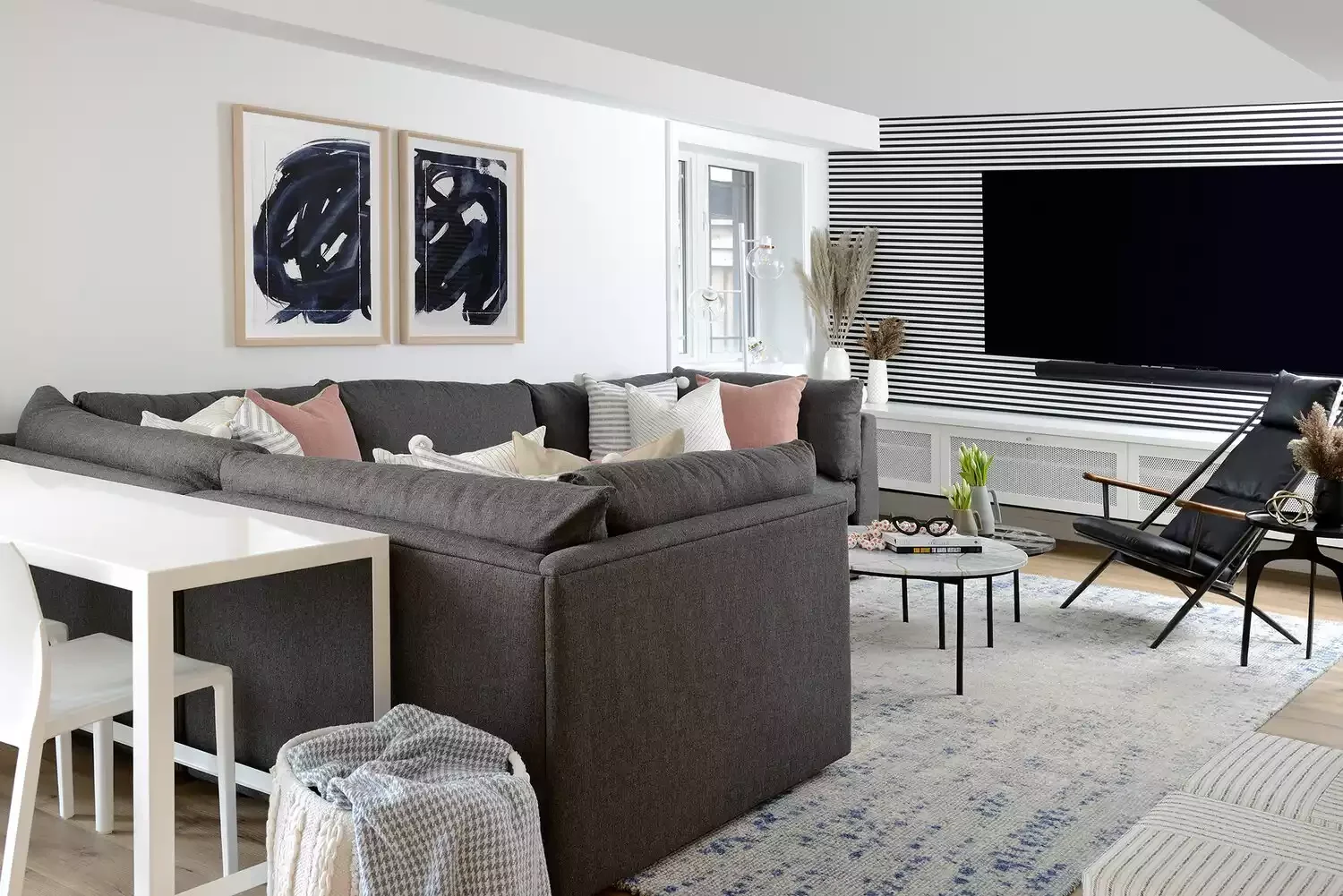 76 Brilliant Finished Basement Design Ideas That Actually Work Display an Accent Wall