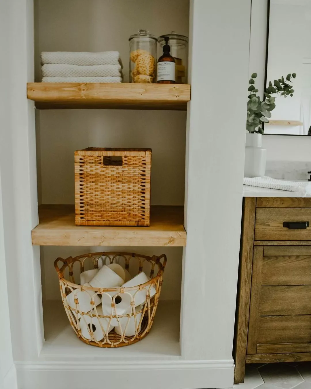 Transform Your Bathroom Closet: 23 Smart Organization Ideas That Actually Work Display the Toilet Paper