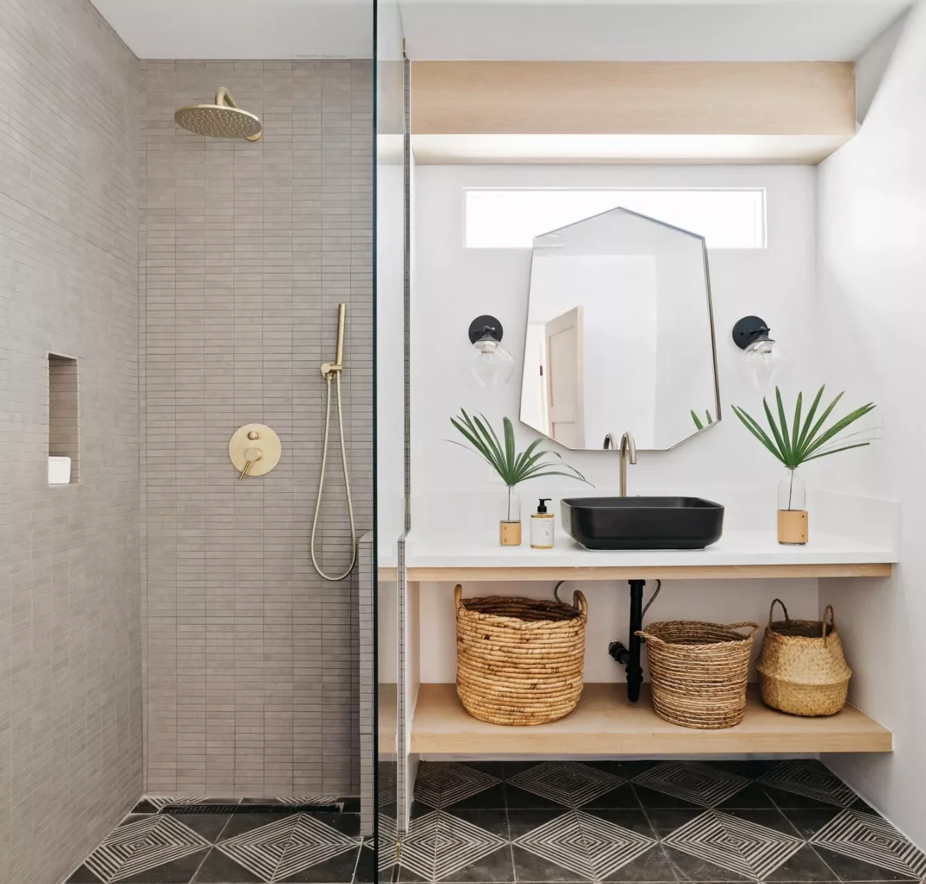 35 Stunning Shower Transformations That Will Elevate Your Bathroom 7 Ditch the Shower Door