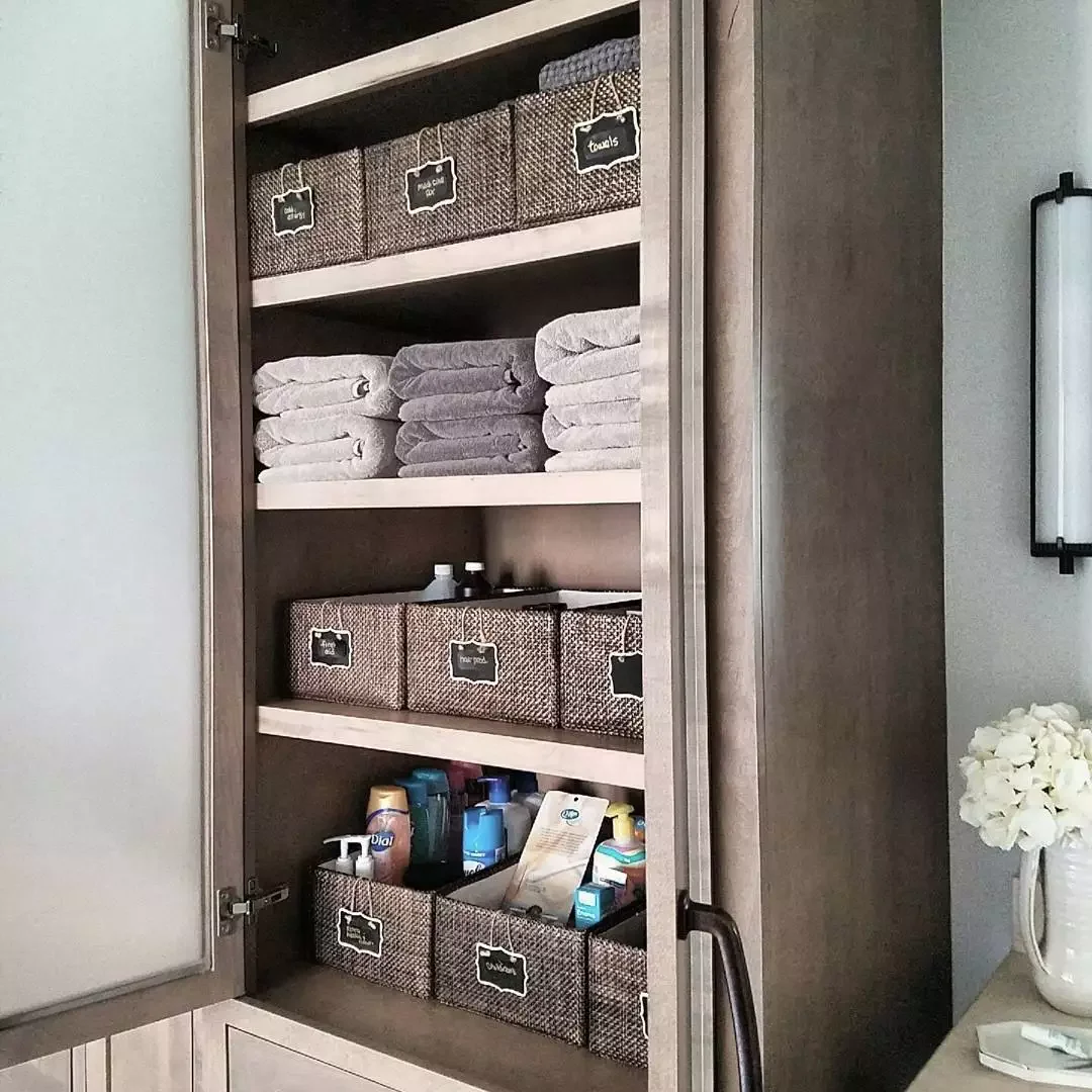 Transform Your Bathroom Closet: 23 Smart Organization Ideas That Actually Work Divide Into Categories