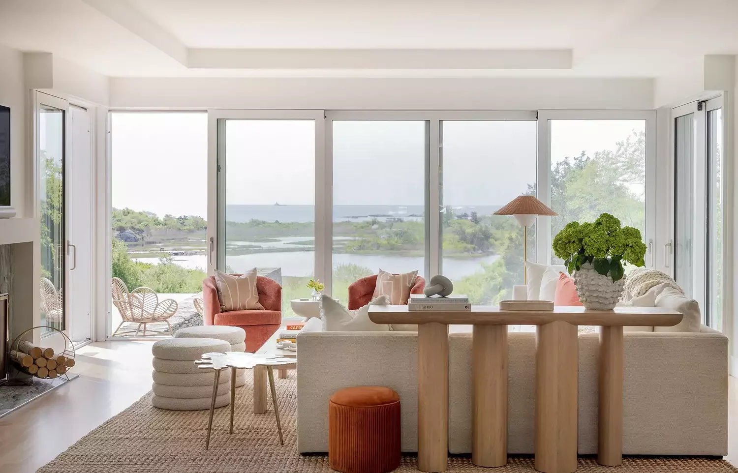 35 Brilliant Open Floor Plan Design Ideas That Create Amazing Flow 6 Divide With a Console Table
