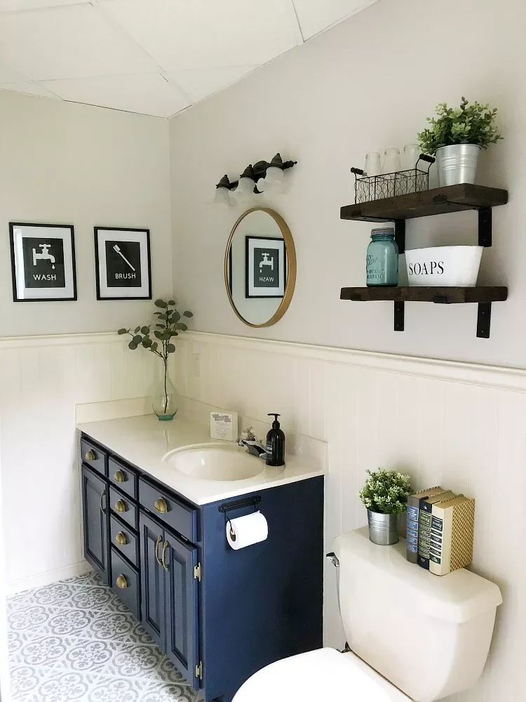 27 Creative Basement Bathroom Ideas That'll Transform Your Lower Level 6 Do a DIY Makeover