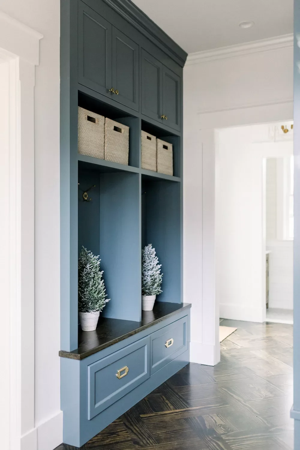 115 Stunning Christmas Decorating Ideas to Transform Your Home This Holiday Season Doll Up the Mudroom