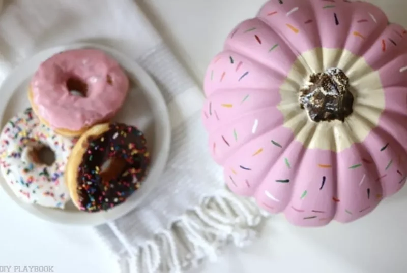 90 Creative Halloween Pumpkin Decorating Ideas to Try This Season 50 Donut Pumpkin