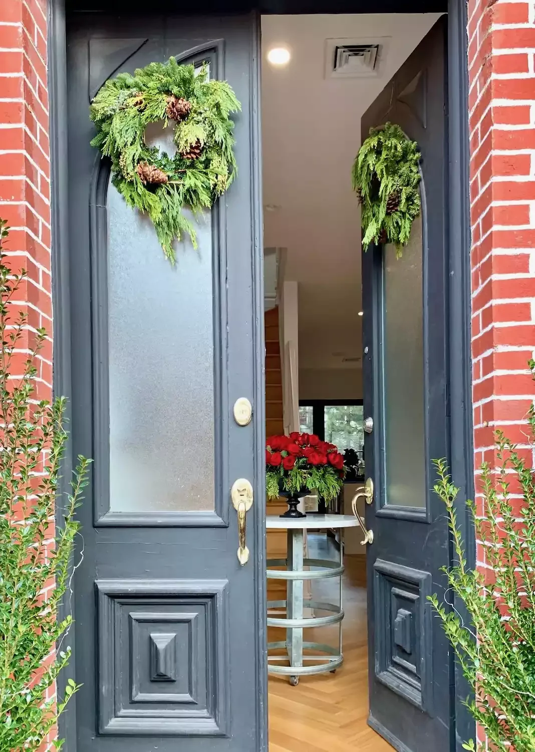 75 Stunning DIY Holiday Wreath Ideas to Transform Every Space in Your Home 22 Double Door Wreaths