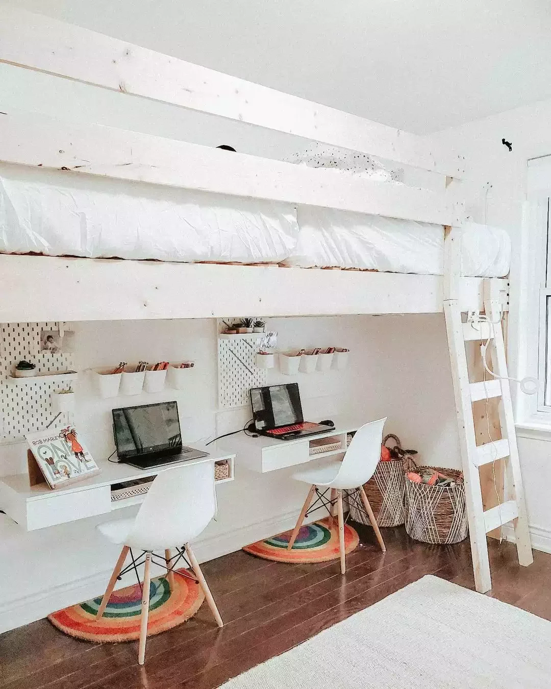 25 Creative Loft Bed Ideas That Transform Your Child's Bedroom 7 Double Loft