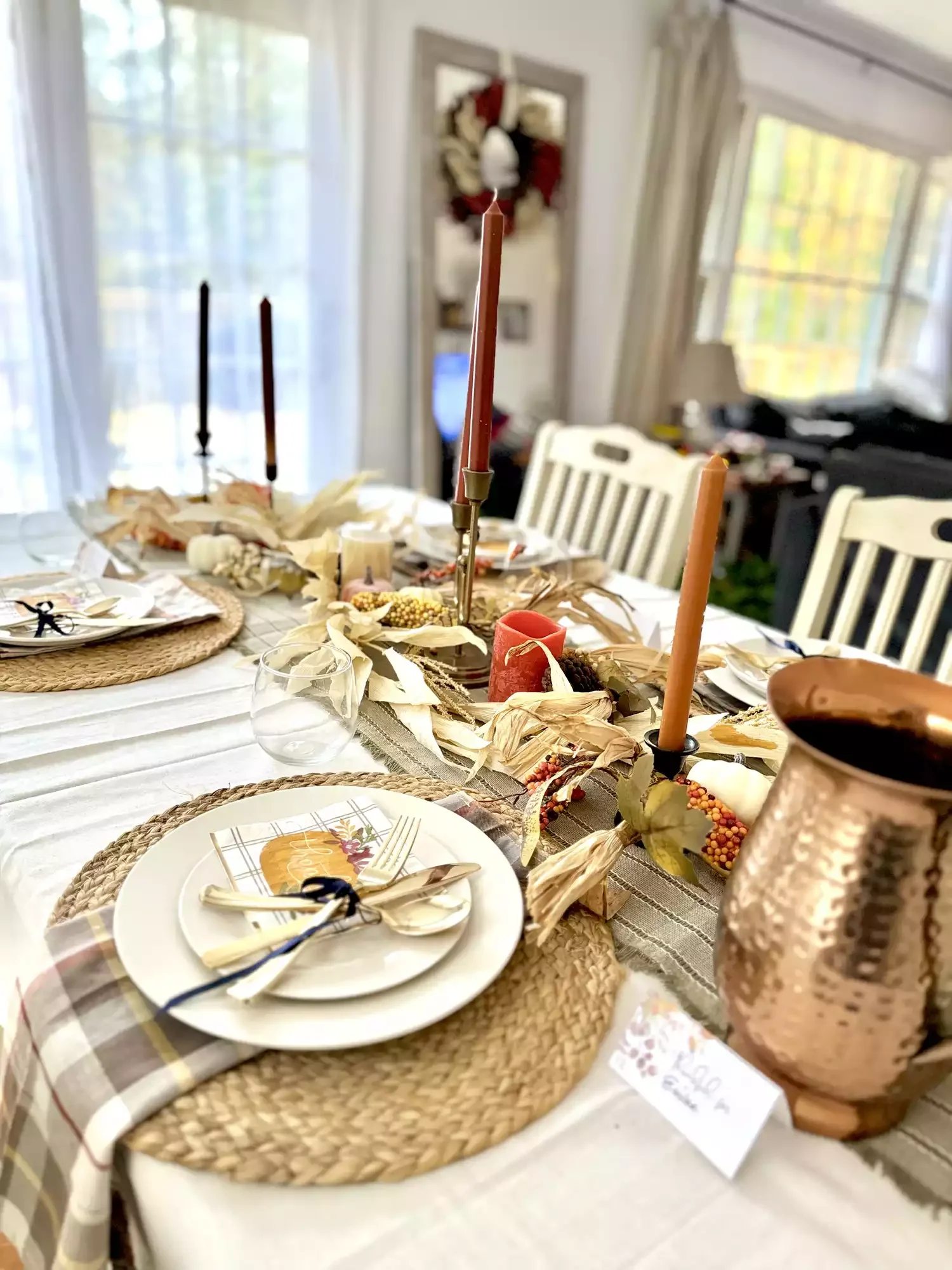 15 Thanksgiving Napkin Ideas That Wow Your Dinner Guests Double Napkin and Fancy Silverware