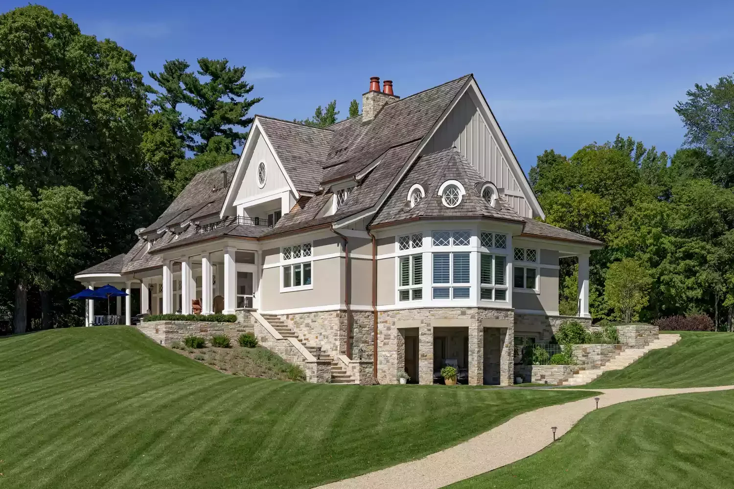 37 Stunning Retaining Wall Ideas to Transform Your Sloped Backyard Double Retaining Walls