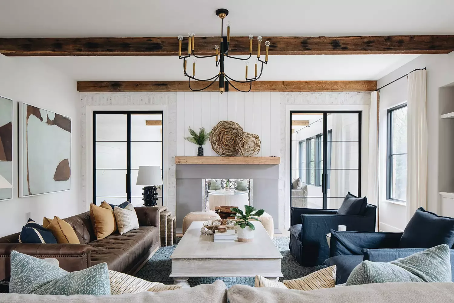 47 Stunning Shiplap Fireplace Designs That Transform Any Room From Traditional to Contemporary 33 Double-Sided Fireplace
