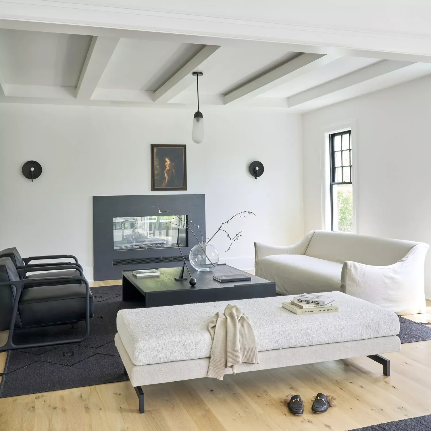 27 Stunning Linear Fireplace Ideas for Modern Homes That Combine Style and Easy Maintenance 15 Double-Sided and Framed