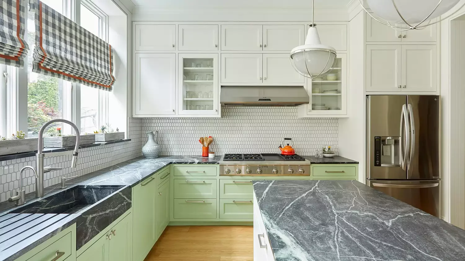 19 Stunning Soapstone Countertop Ideas That Will Transform Your Kitchen 15 Dramatic Veined Soapstone Countertops