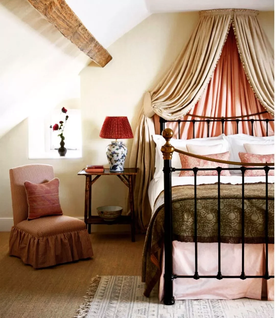 30 Brilliant Ways to Transform Your Small Attic Space With Low Ceilings 27 Drape a Canopy