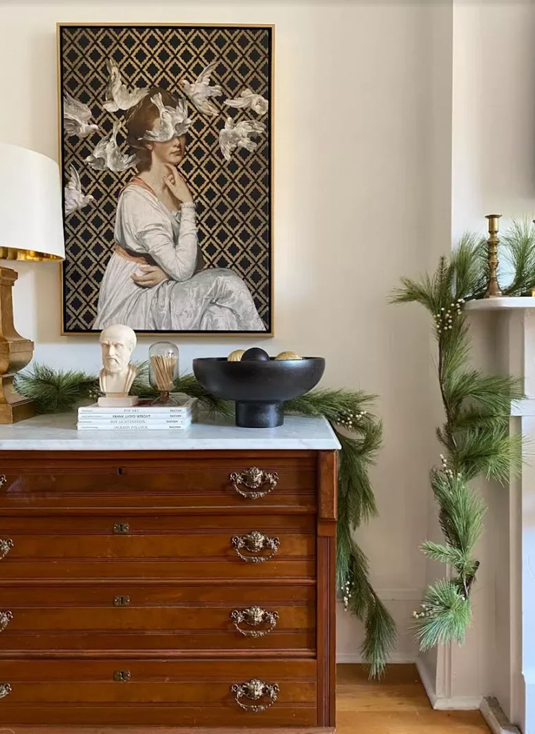 50 Christmas Decorating Ideas That Create a Designer Wonderland Drape the Room With Garlands