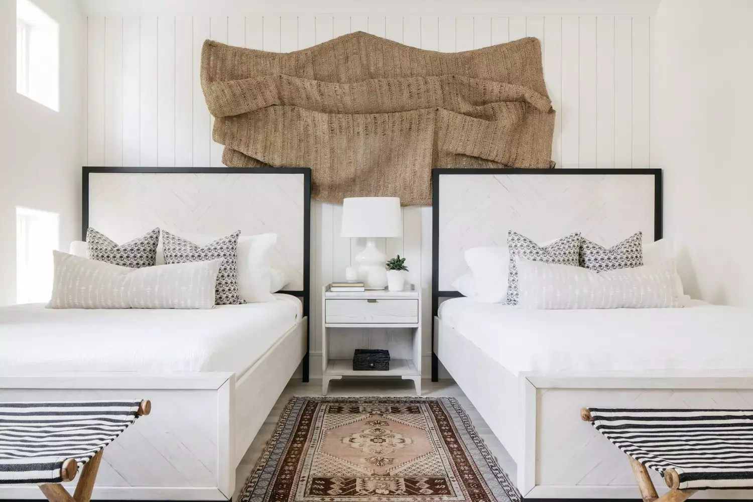 66 Creative Ways to Transform the Wall Above Your Bed Into a Stunning Focal Point Draped Fabric