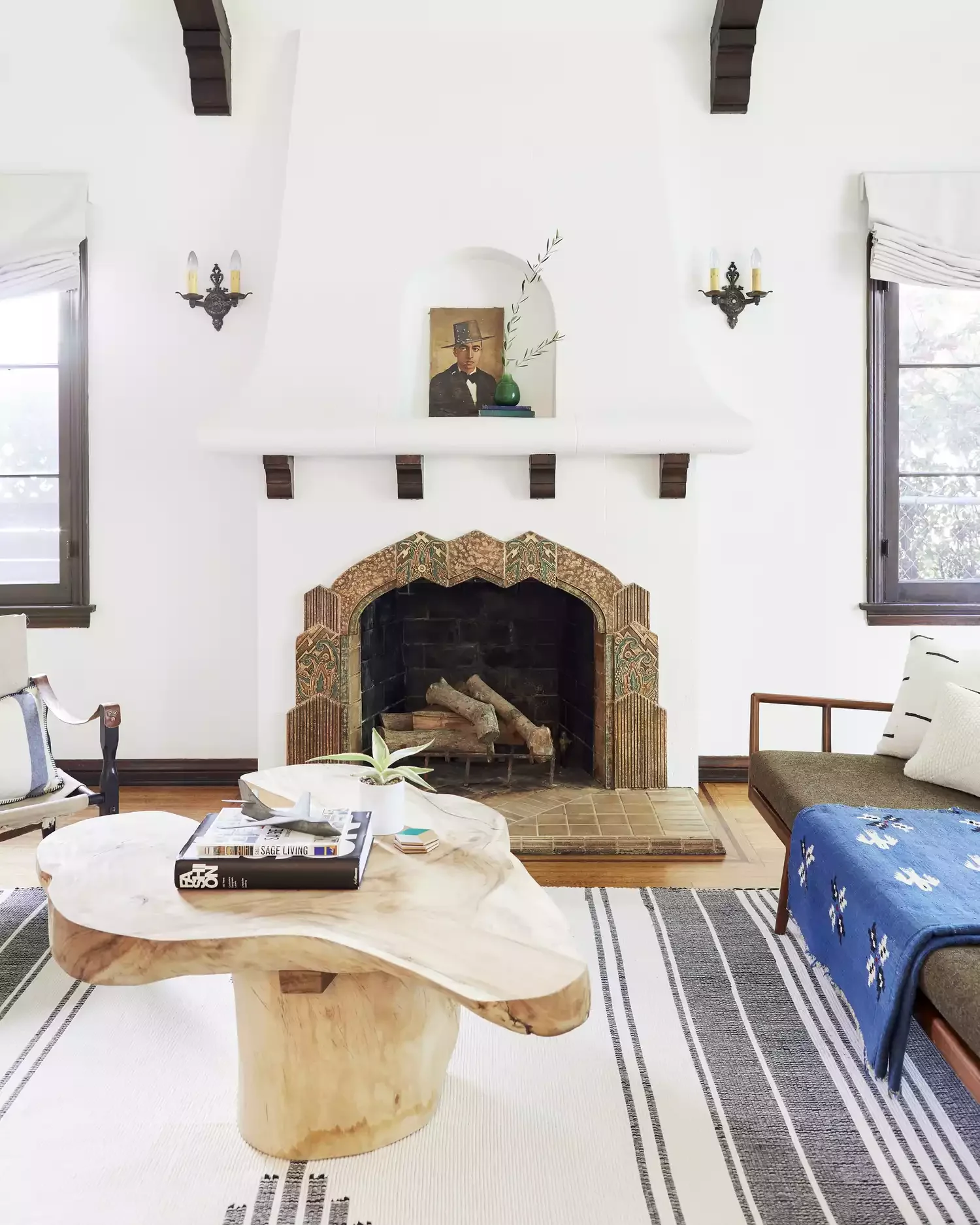 30 Enchanting Halloween Fireplace Mantel Ideas to Transform Your Space 23 Dress Up Your Art